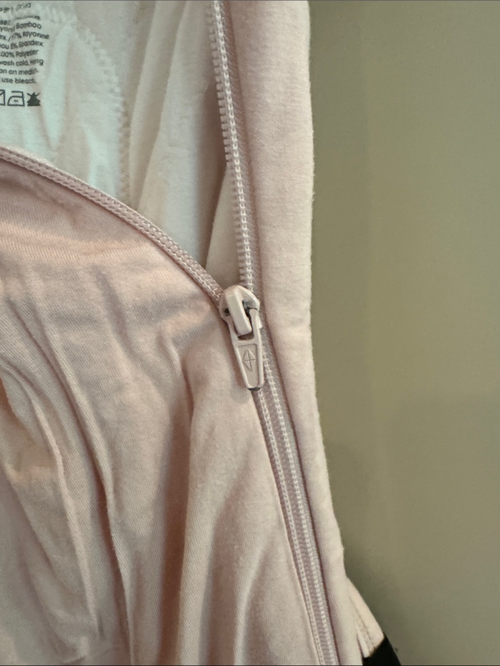 Kyte BABY Light Pink Sleep Sack Swaddle Dual Zipper & Removable Band XS 1.0 tog - Picture 4 of 8